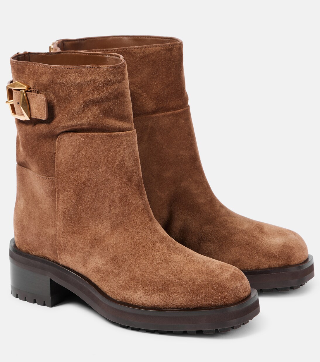 Ankle Boots Brooklyn 50 aus Veloursleder | Jimmy Choo