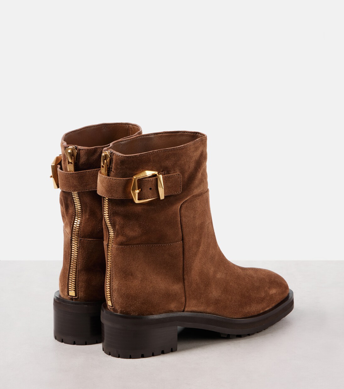 Ankle Boots Brooklyn 50 aus Veloursleder | Jimmy Choo
