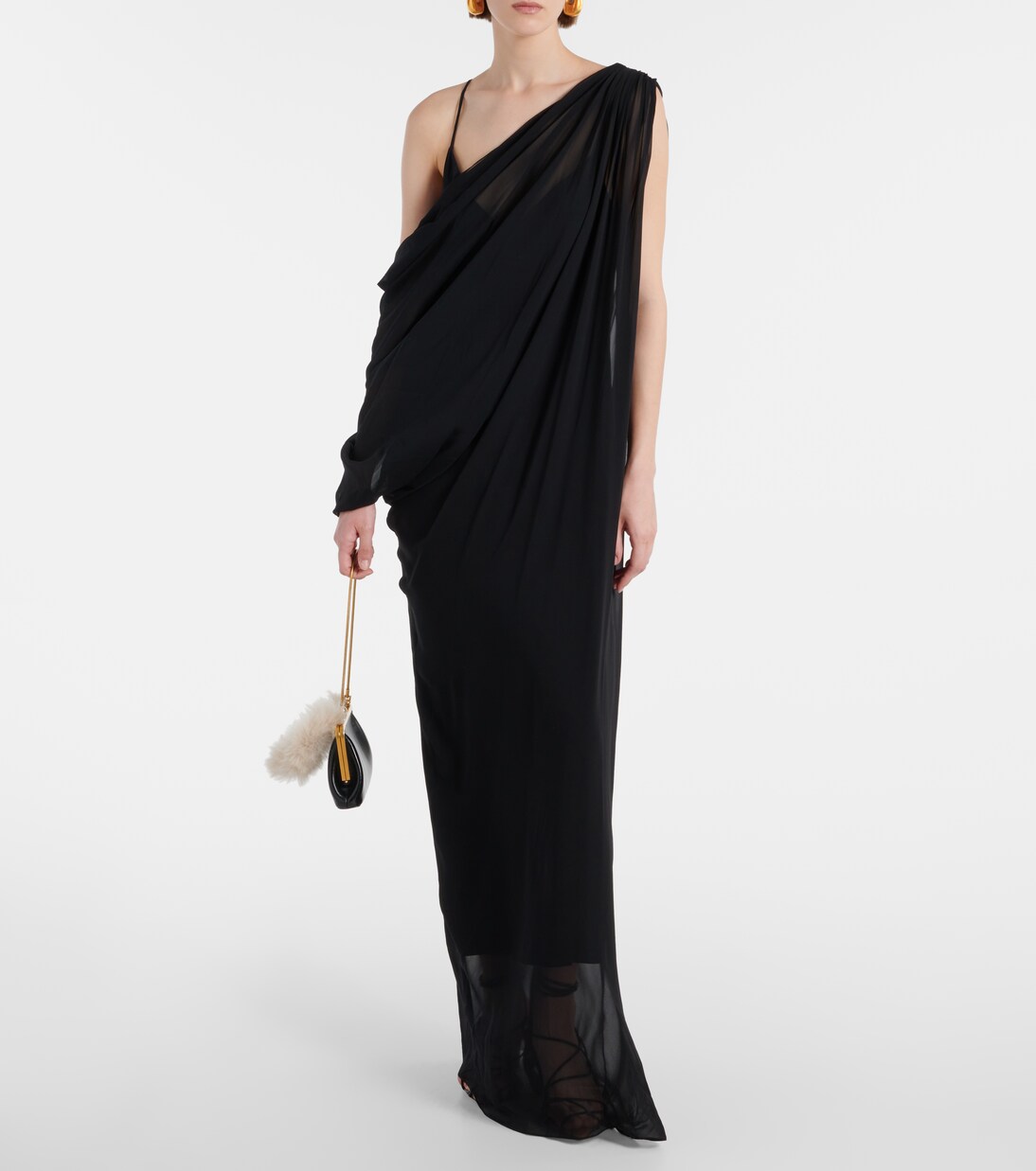 Robe longue Taj en soie | Khaite