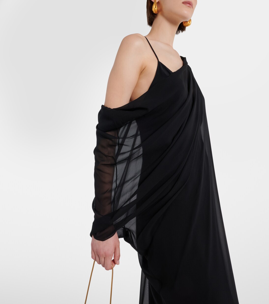 Robe longue Taj en soie | Khaite