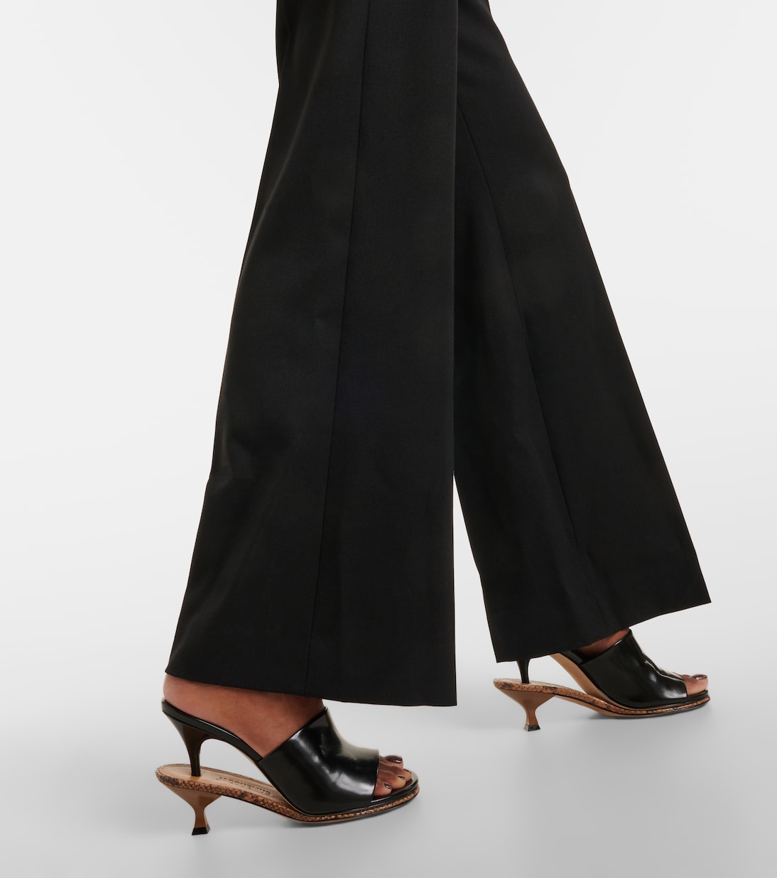 Pantoletten Les Doubles aus Leder | Jacquemus