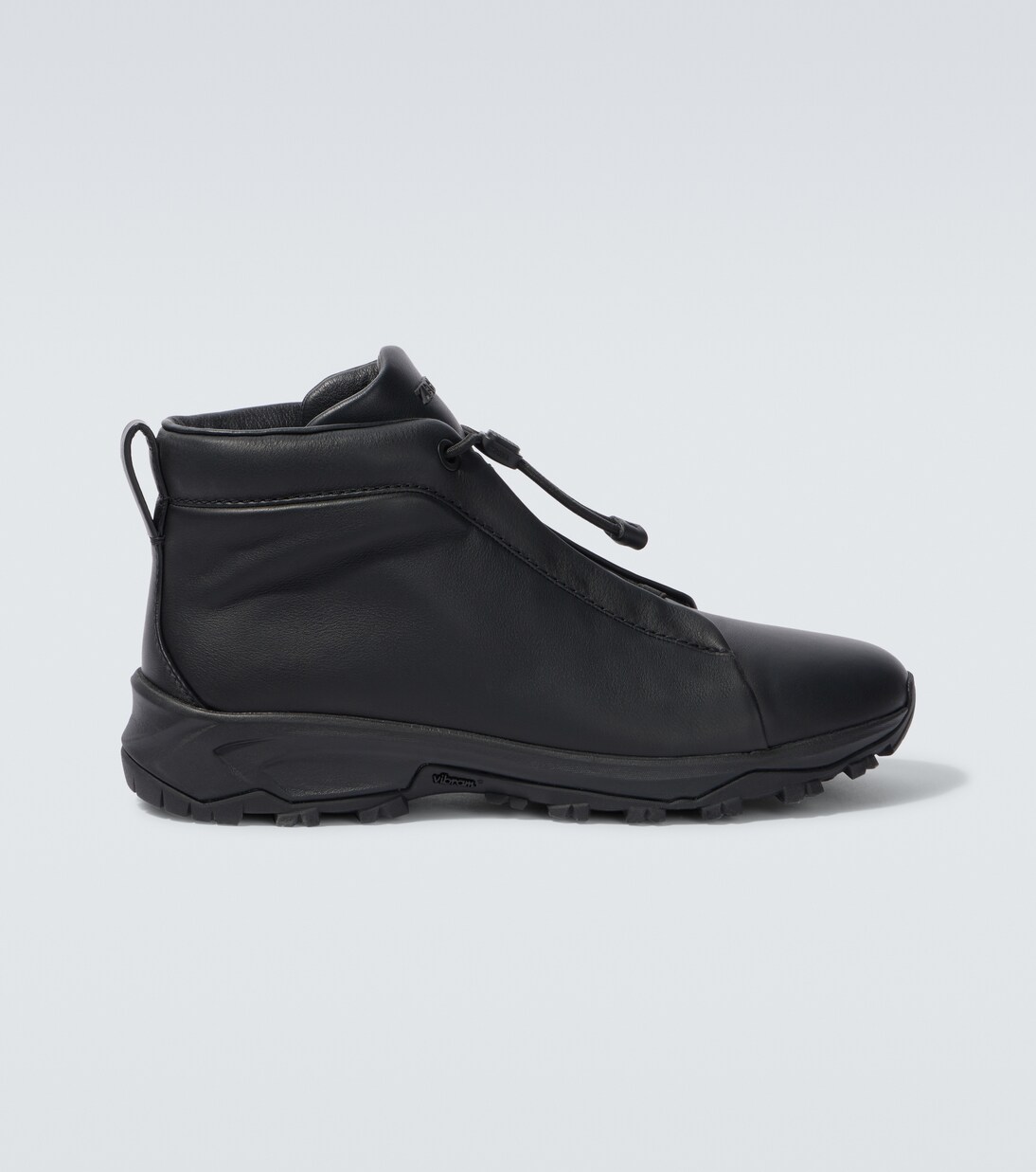 Triple Stitch Vetta leather sneakers | Zegna