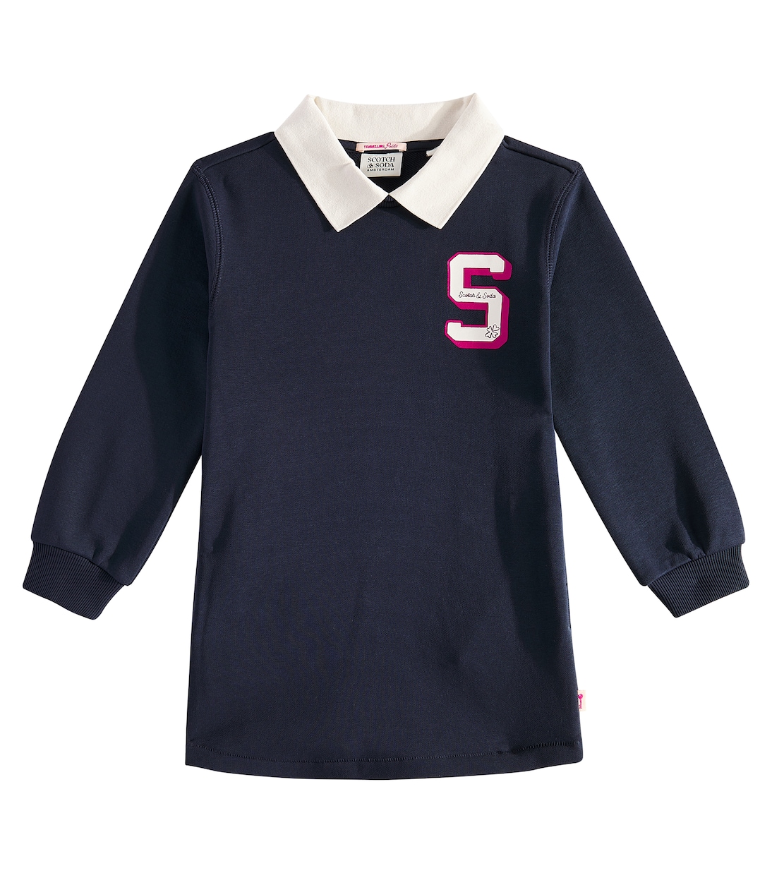 Robe sweat-shirt Varsity en coton mélangé | Scotch & Soda Kids