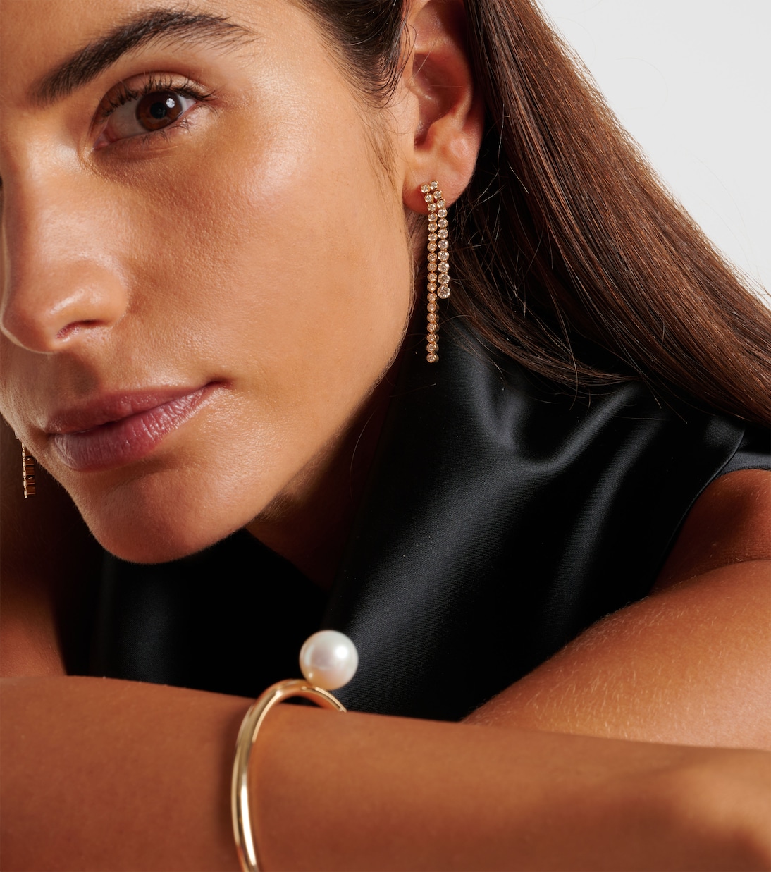 La Danse 18kt gold earrings with diamonds | Sophie Bille Brahe