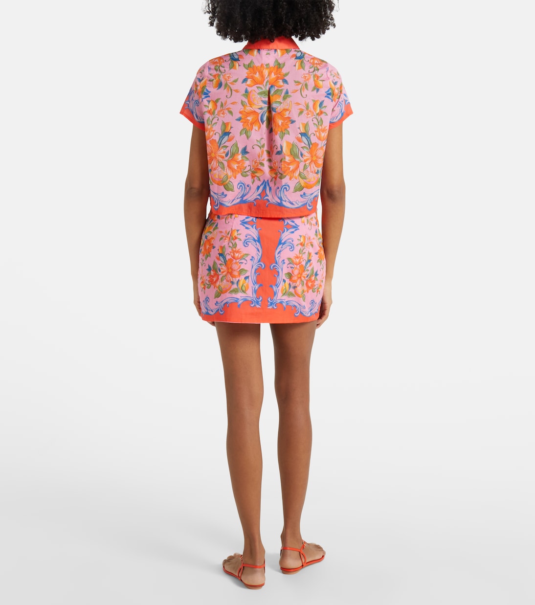 Hemd Sicily Flowers aus Baumwolle | Farm Rio