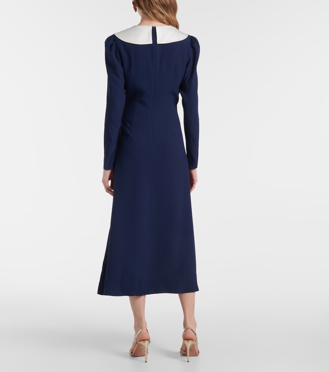 Midikleid Envers aus Satin | Alessandra Rich