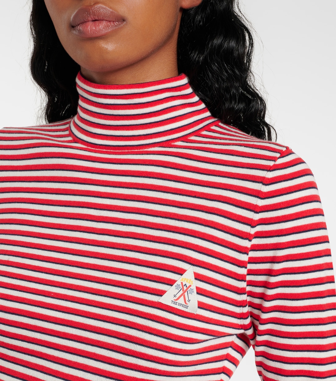 Top Raie aus Baumwolle | The Upside