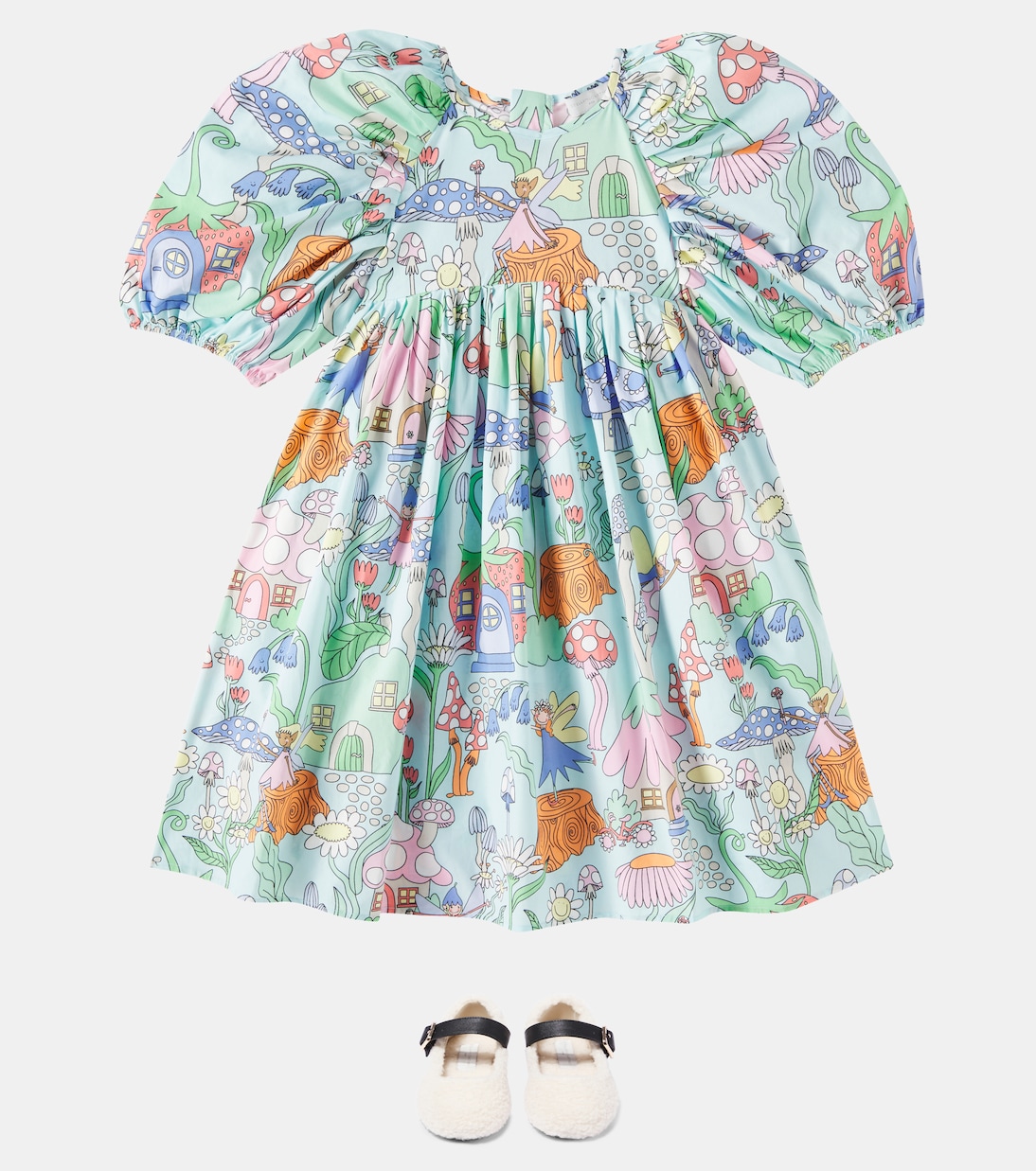 Floral cotton dress | Stella McCartney Kids