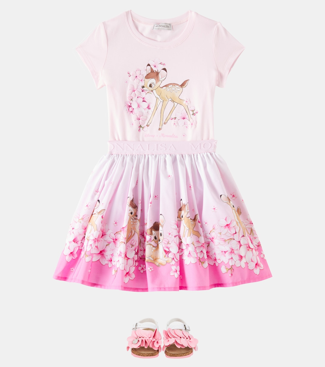 x Disney® - Gonna in popeline di cotone | Monnalisa