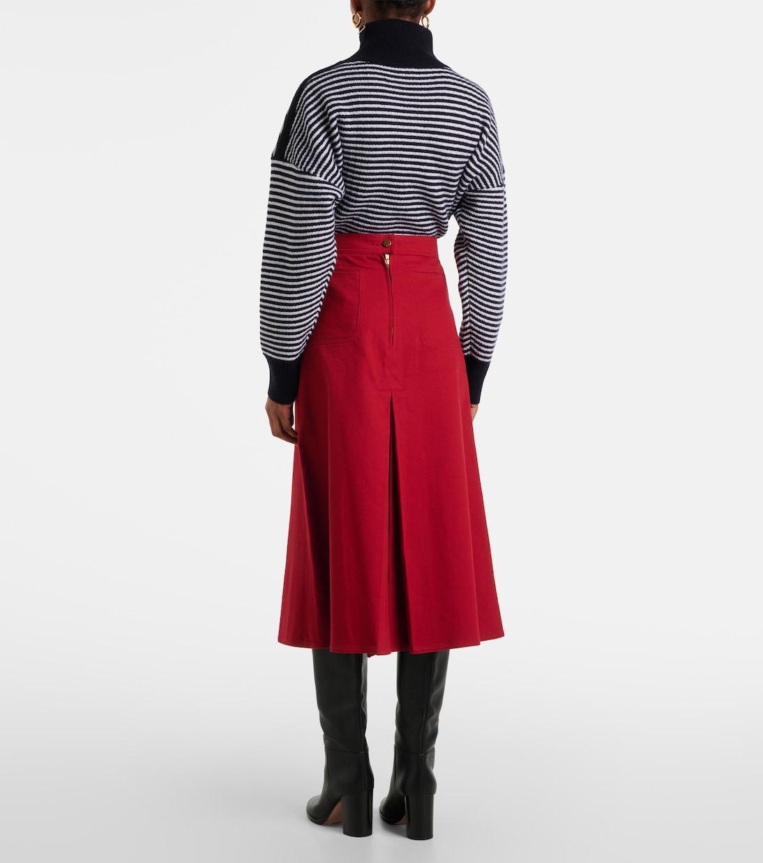 Midirock Renoir aus Baumwolle | Max Mara