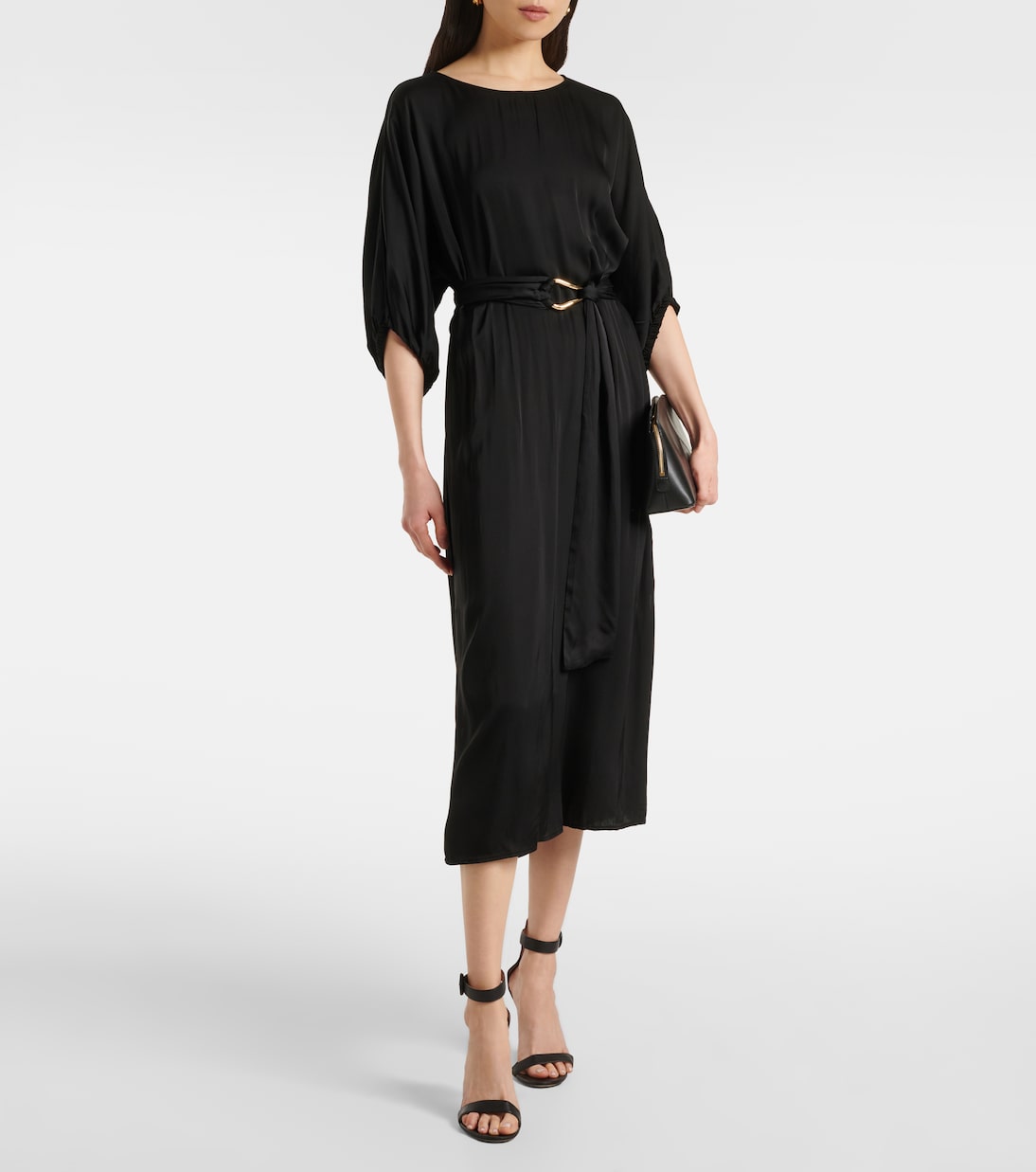 Midikleid Laurel aus Satin | Velvet