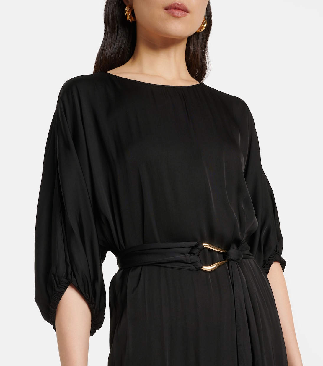 Midikleid Laurel aus Satin | Velvet