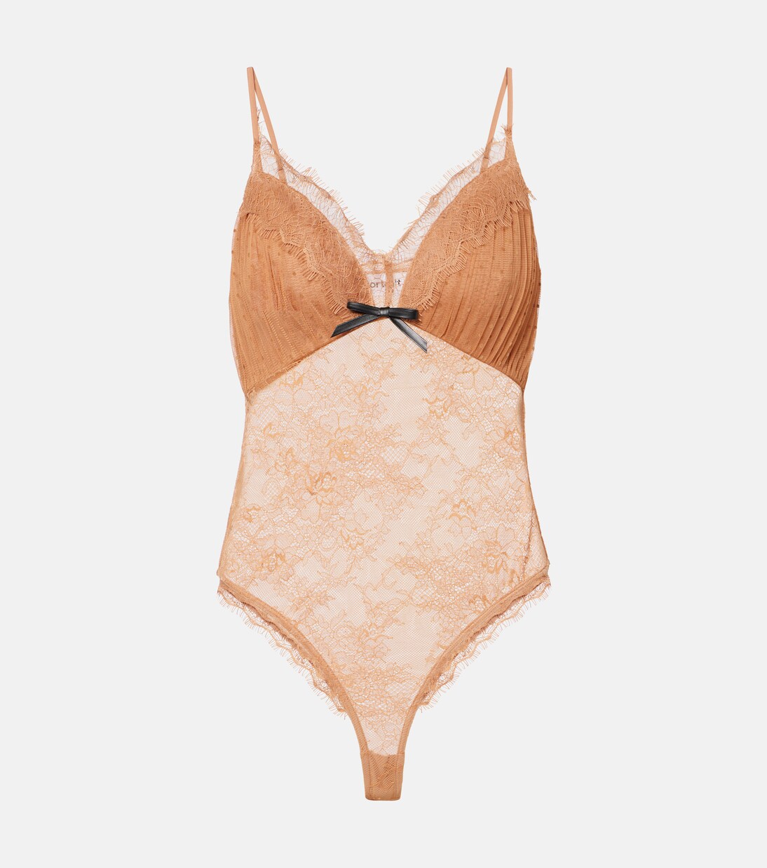 Body aus Mesh mit Spitze | Self-Portrait