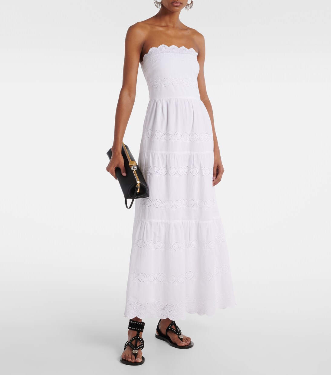 Robe longue Sophie en coton | Melissa Odabash