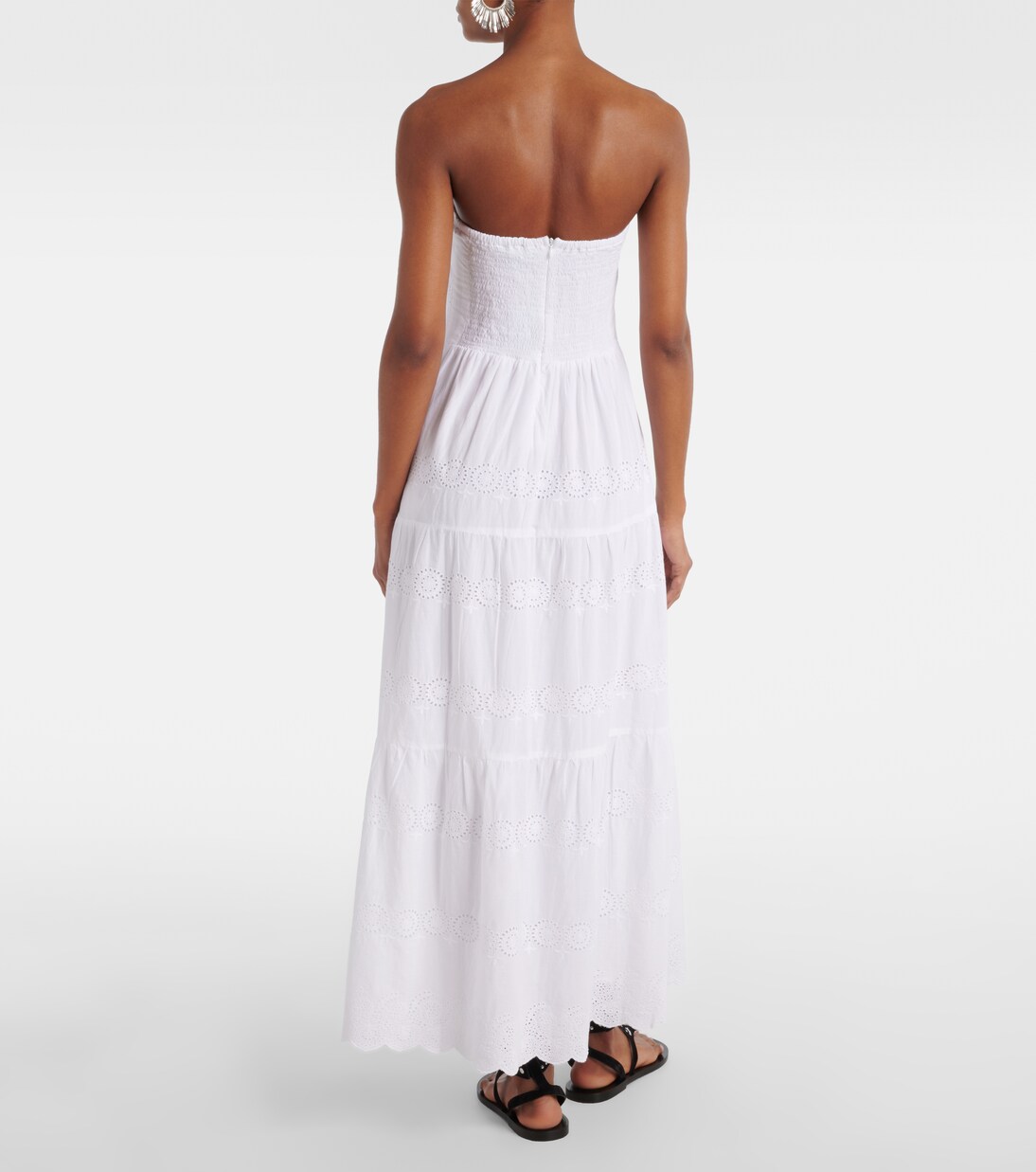 Robe longue Sophie en coton | Melissa Odabash