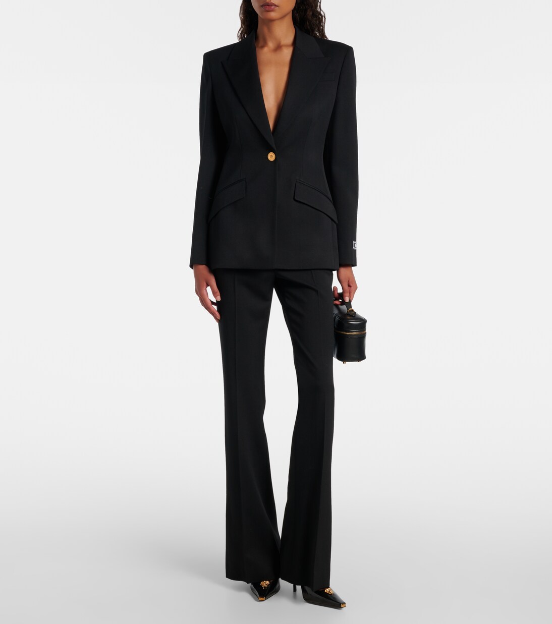 La Medusa 105 leather pumps | Versace