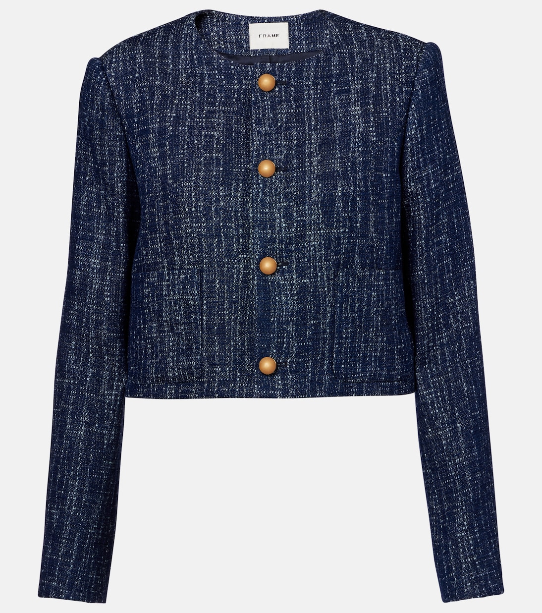 Cotton tweed jacket | Frame