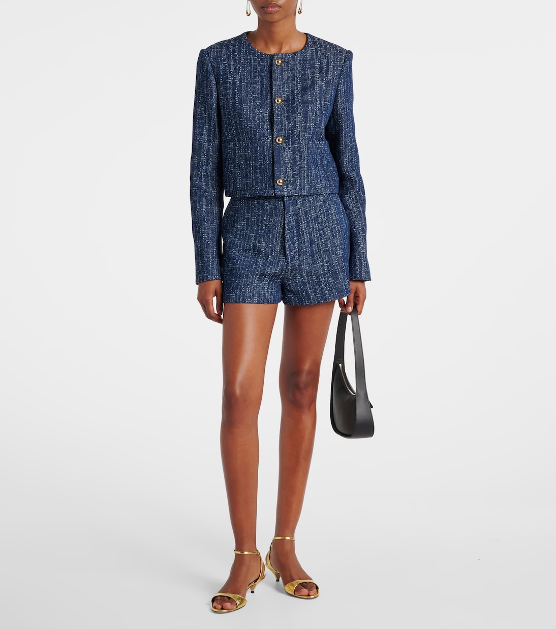 Cotton tweed jacket | Frame