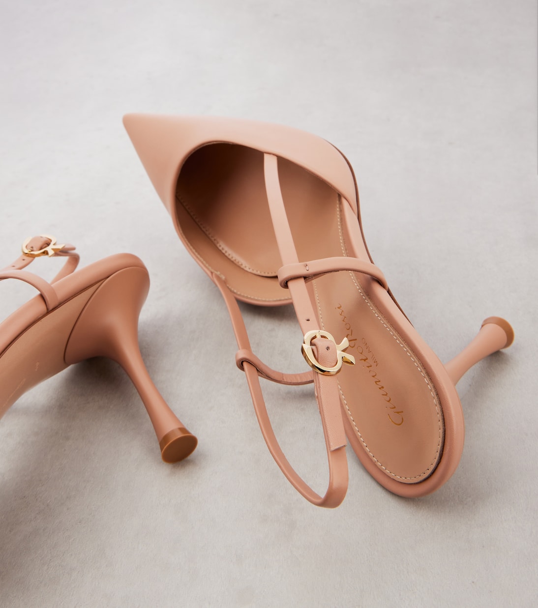 Ascent 85 leather slingback pumps | Gianvito Rossi