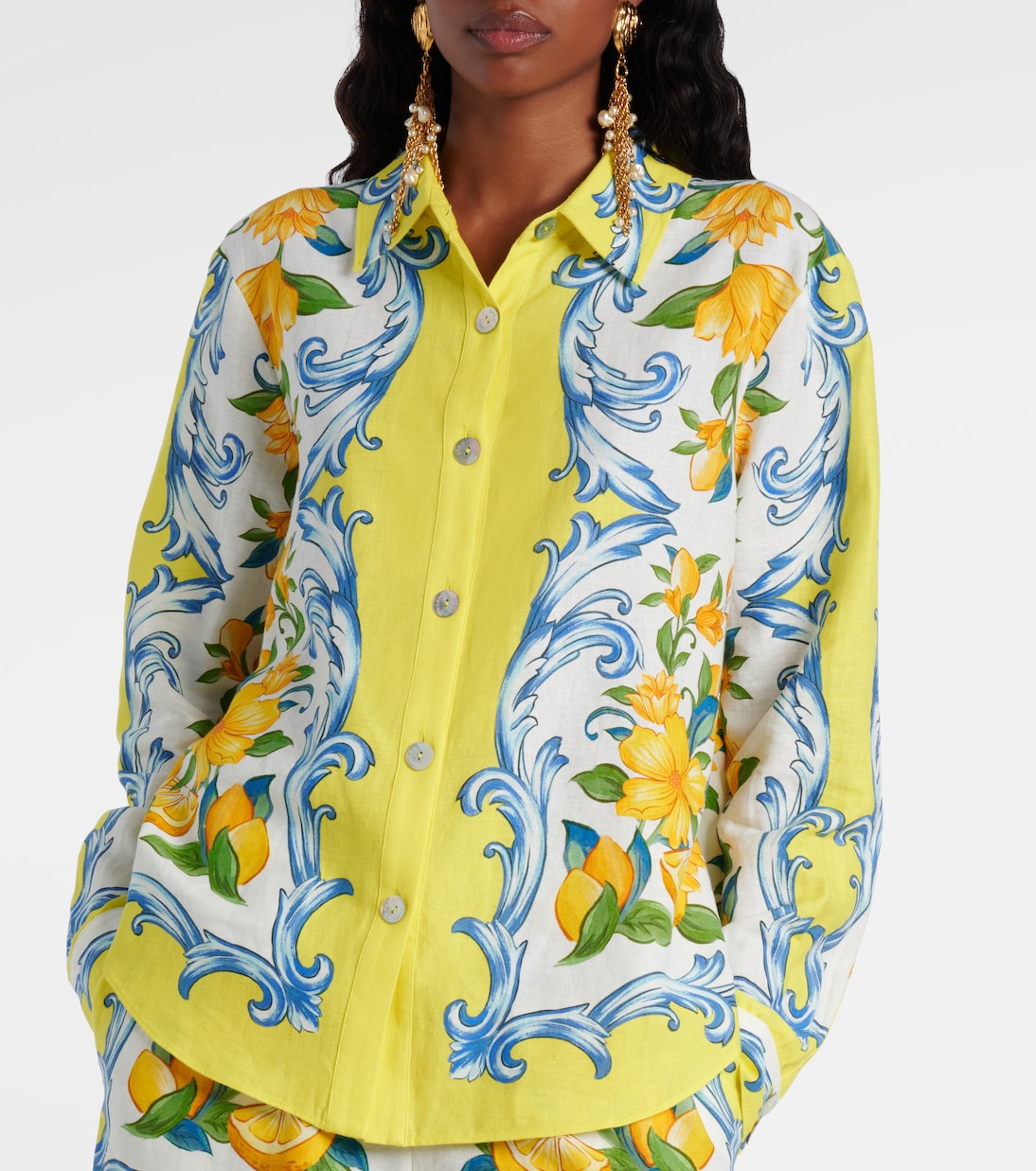 Hemd aus einem Leinengemisch | Farm Rio