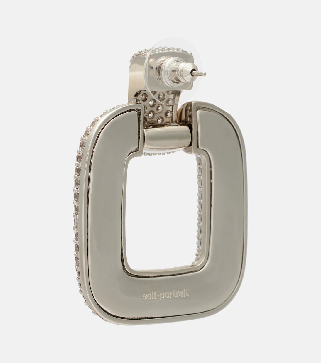 Crystal-embellished drop earrings | Self-Portrait