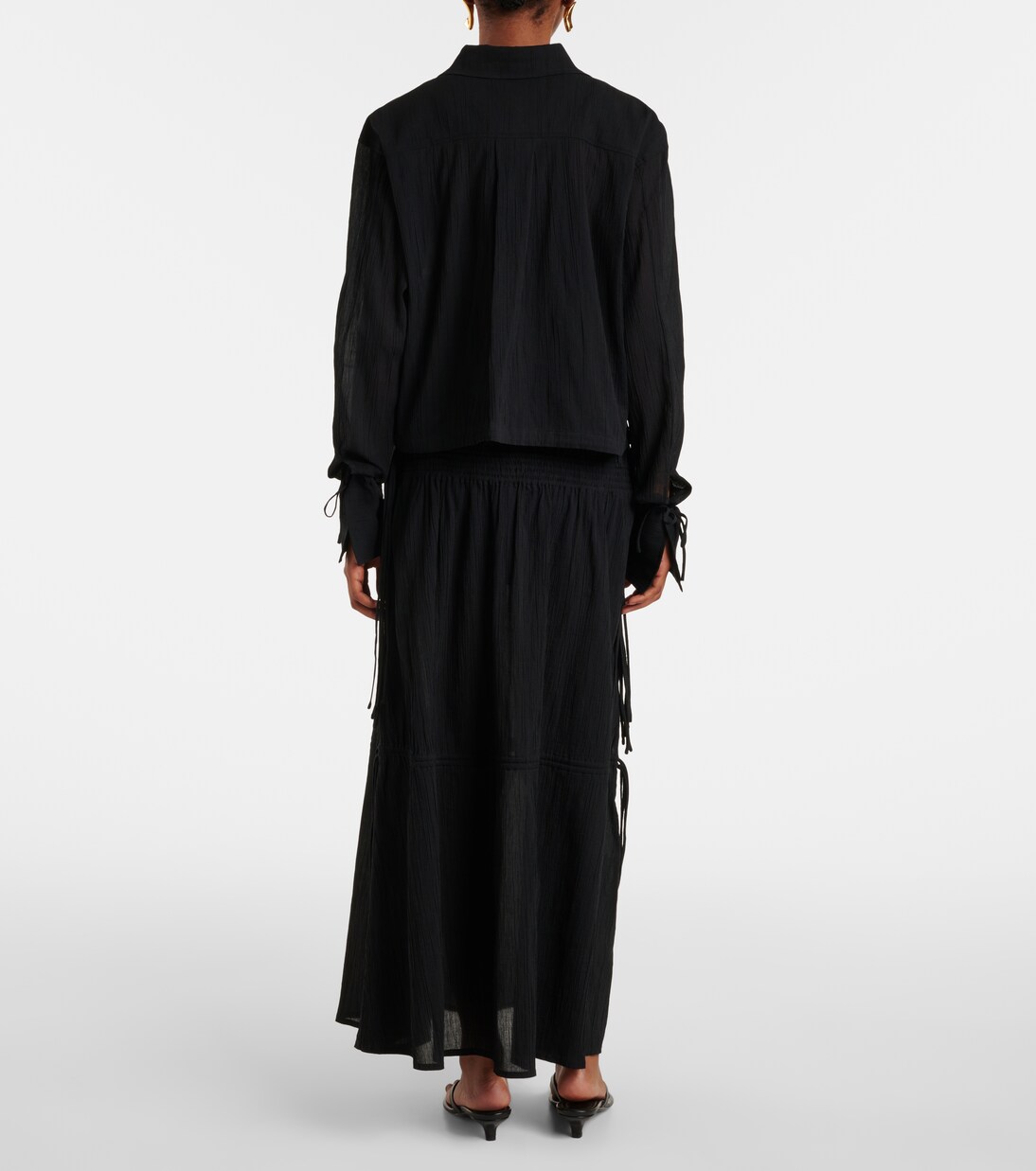 Cropped-Hemd aus Baumwolle | Toteme