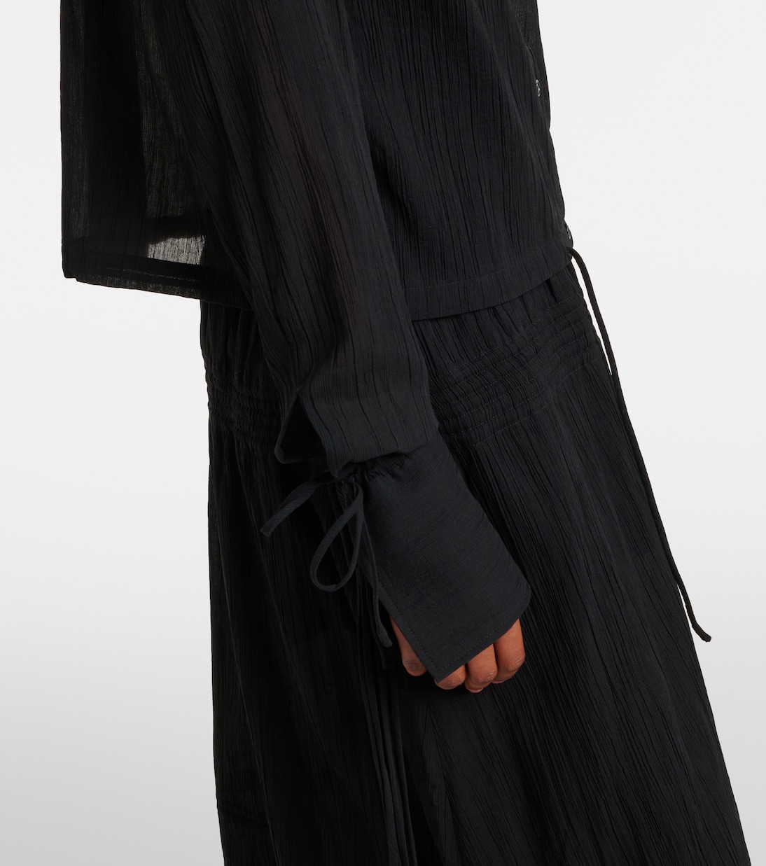 Cropped-Hemd aus Baumwolle | Toteme