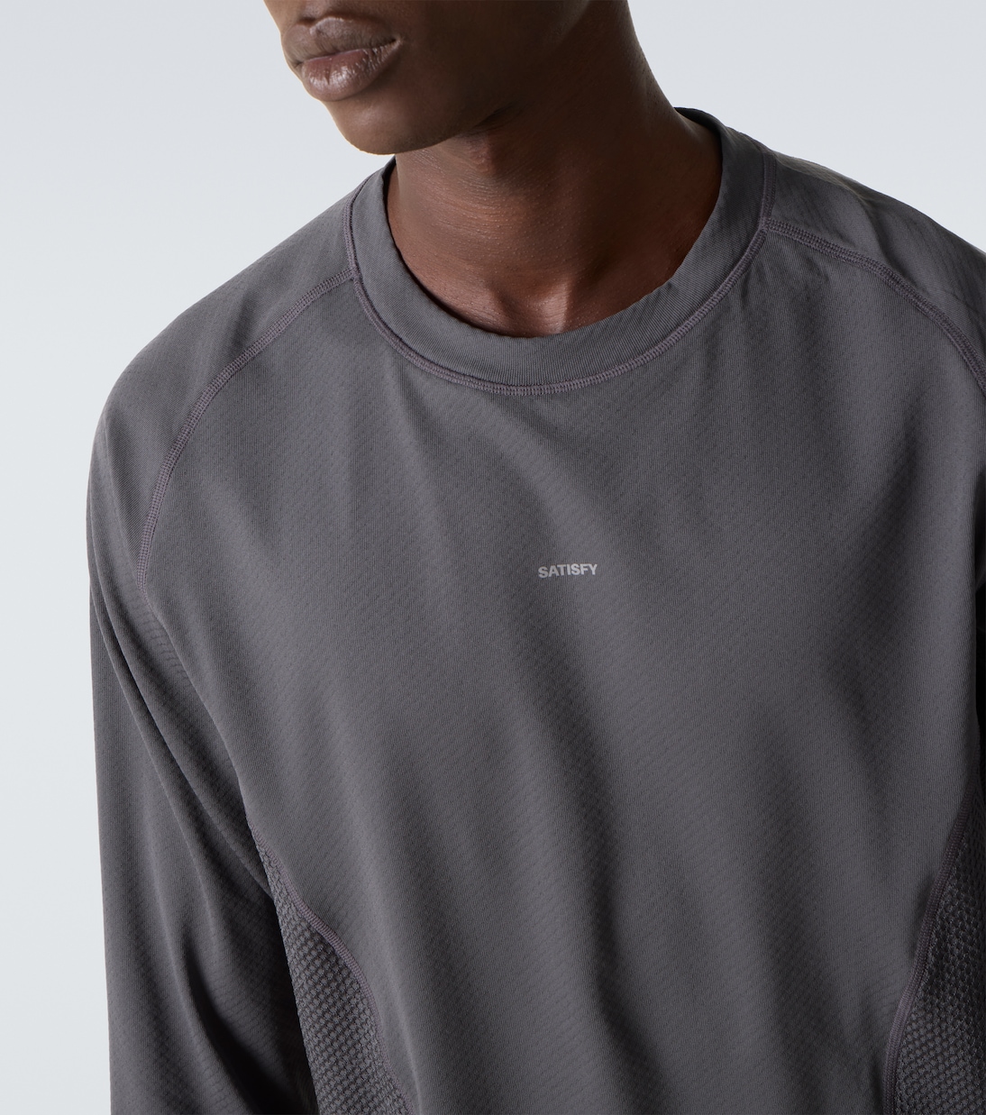 GhostFleece paneled sweatshirt | Satisfy