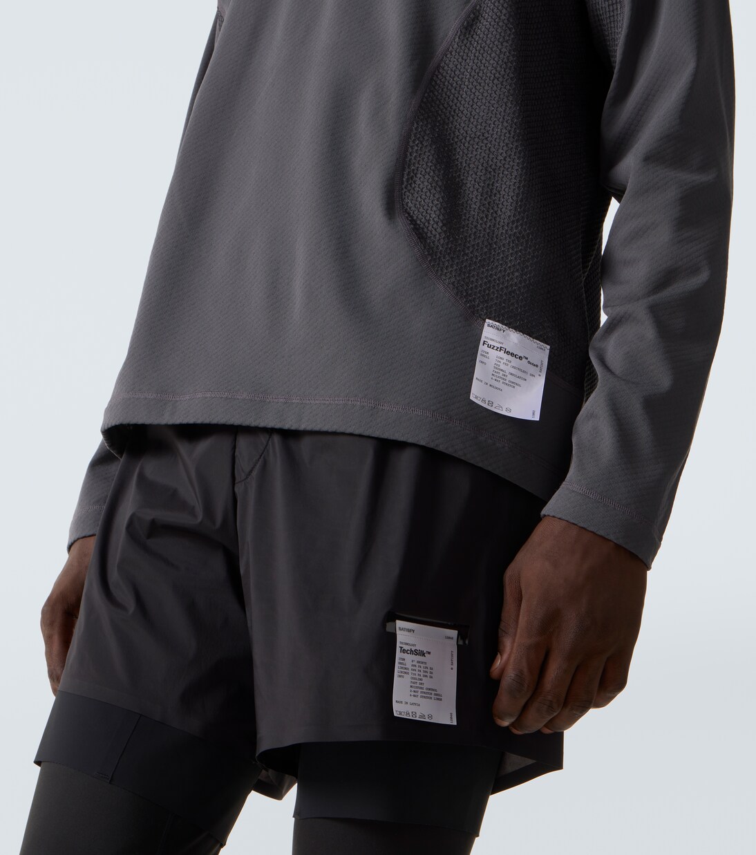 GhostFleece paneled sweatshirt | Satisfy