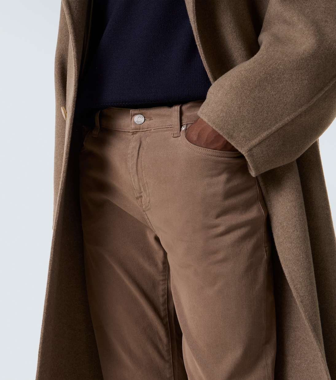 Schmale Mid-Rise-Hose L'Homme Slim | Frame