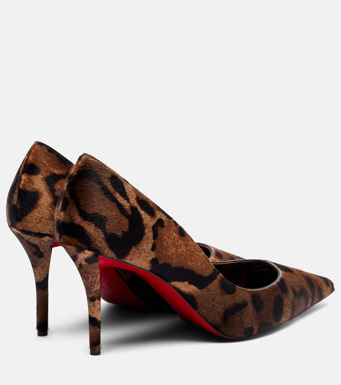 Miss Z 80 leopard-printed calf hair pumps | Christian Louboutin