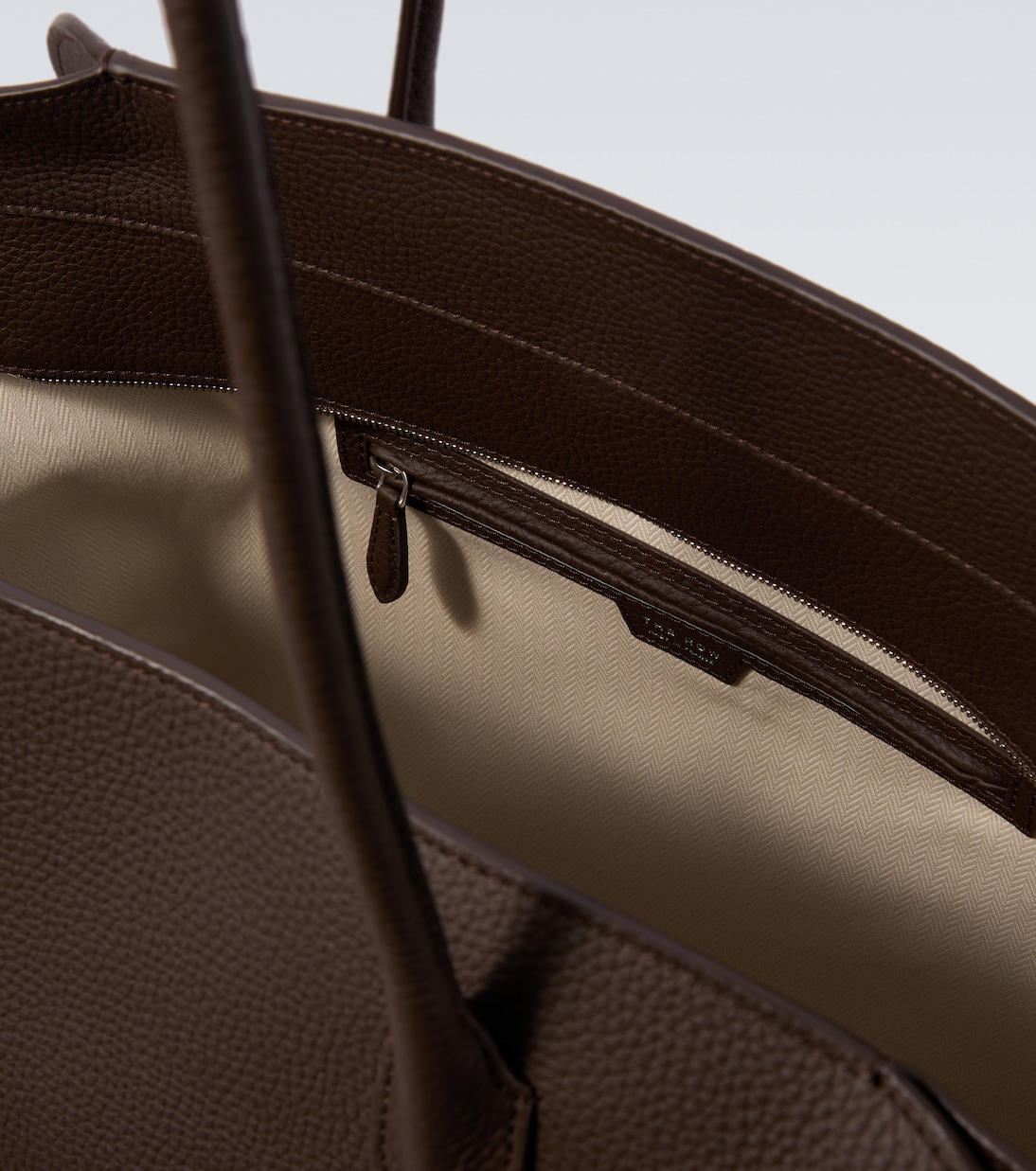 Marlo 17 leather tote bag | The Row