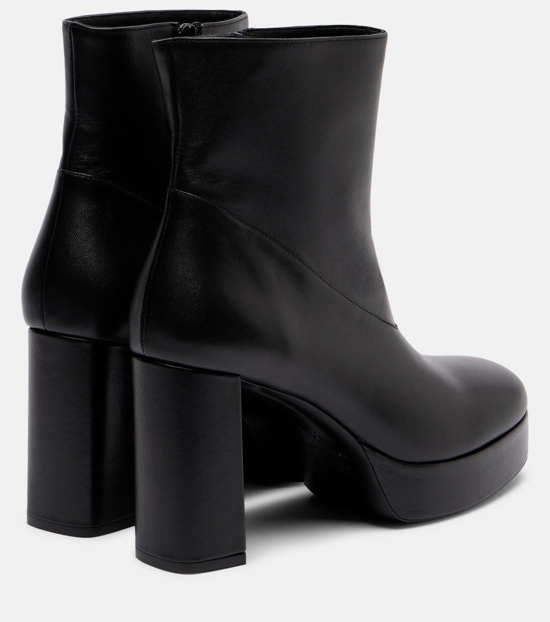 Jodie leather platform ankle boots | Staud