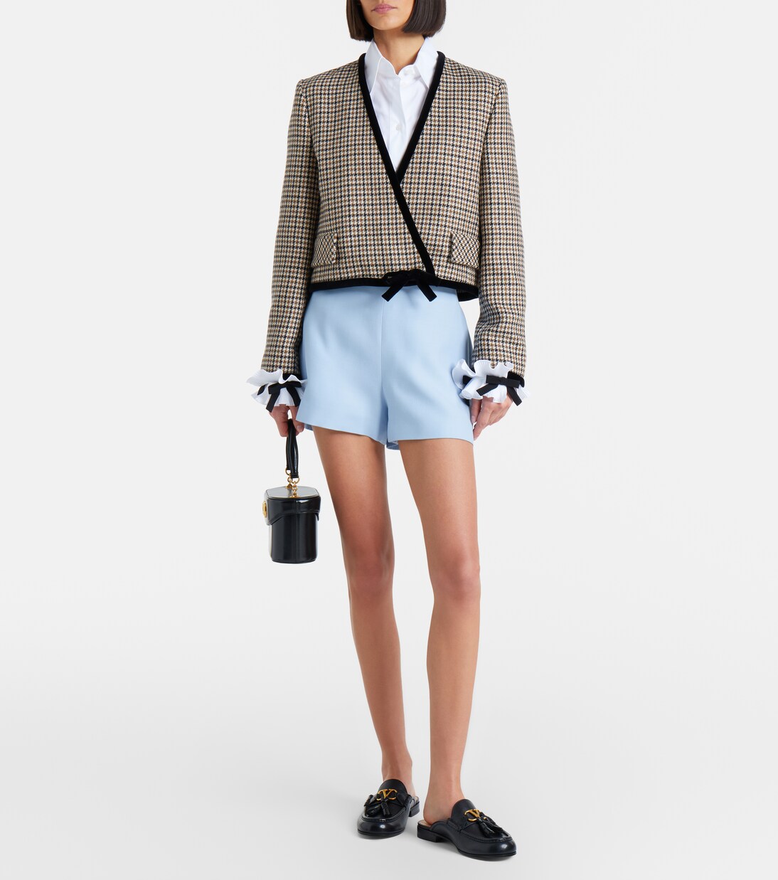 Crepe Couture VGold shorts | Valentino