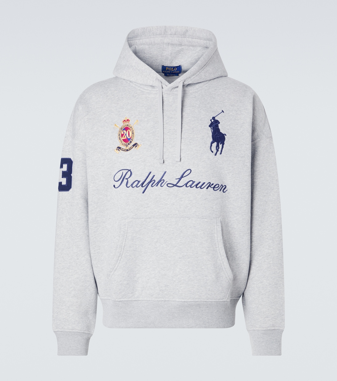 Logo cotton-blend jersey hoodie | Polo Ralph Lauren