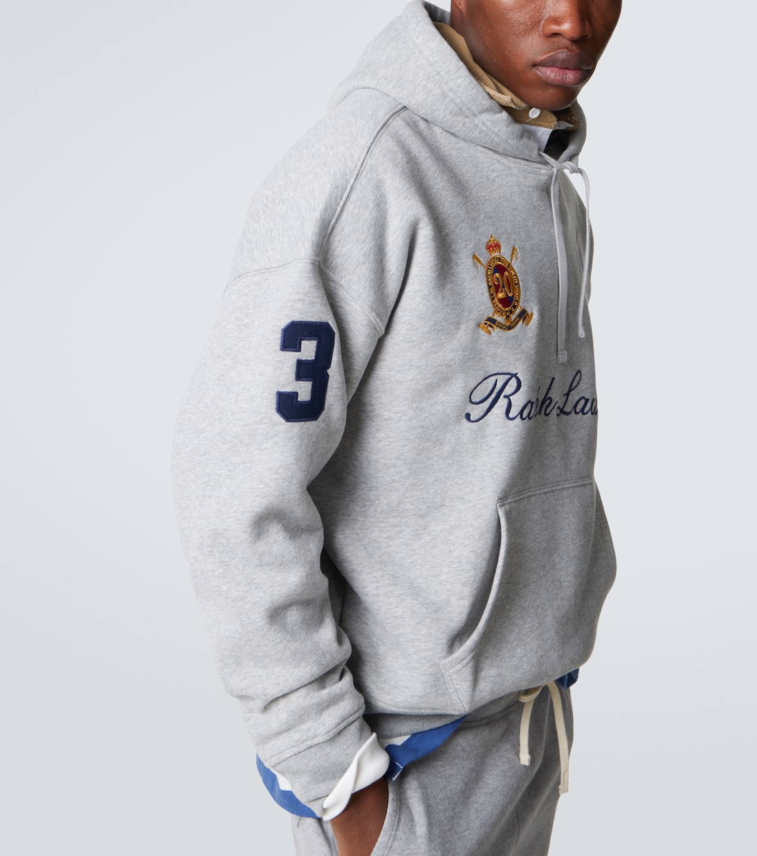 Logo cotton-blend jersey hoodie | Polo Ralph Lauren