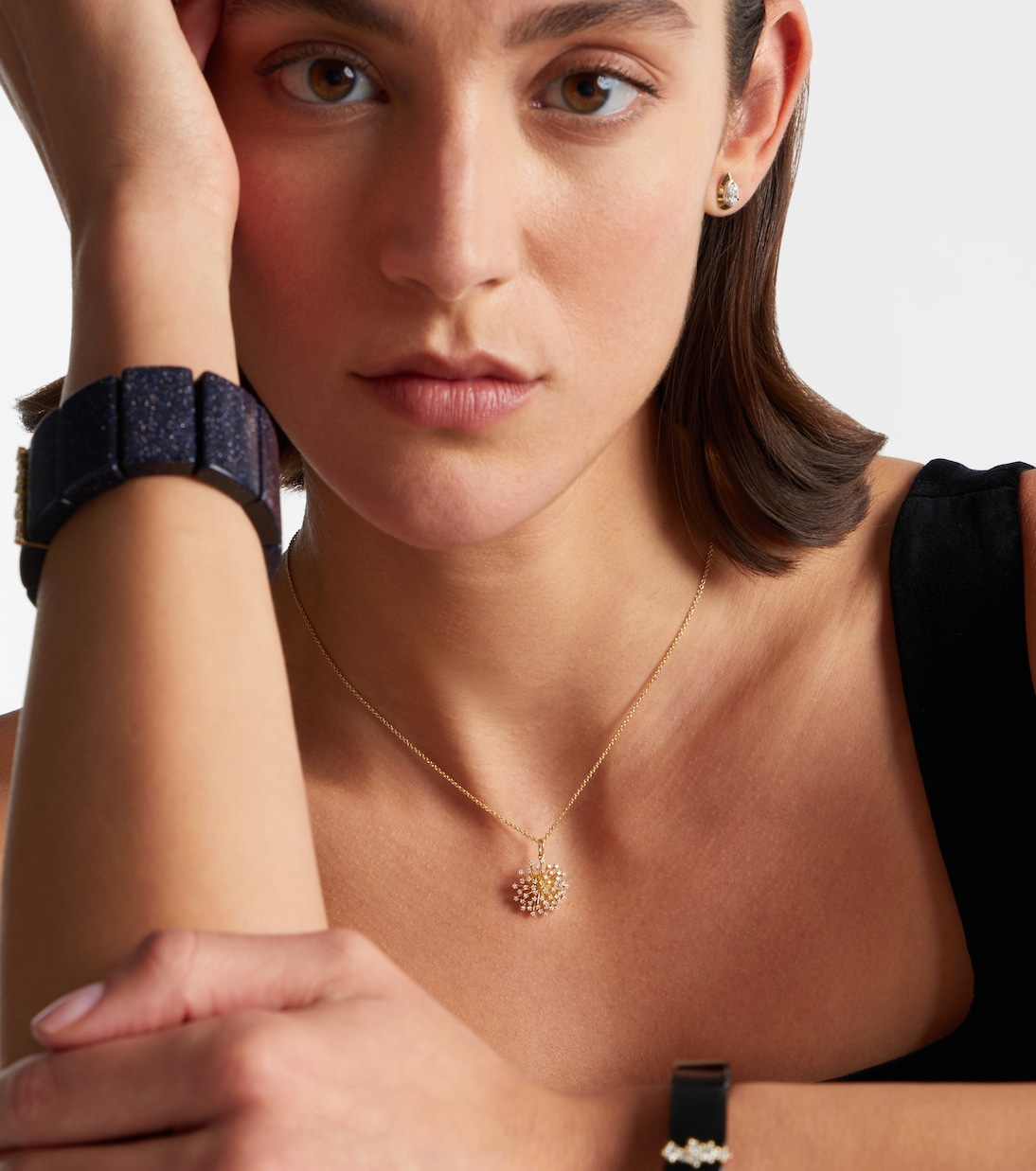 Collier en or 14 ct et diamants | Sydney Evan