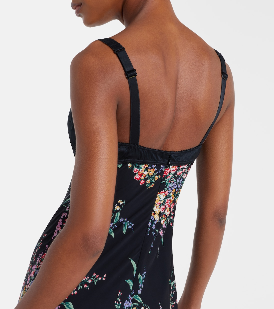 Floral silk-blend charmeuse maxi dress | Dolce&Gabbana