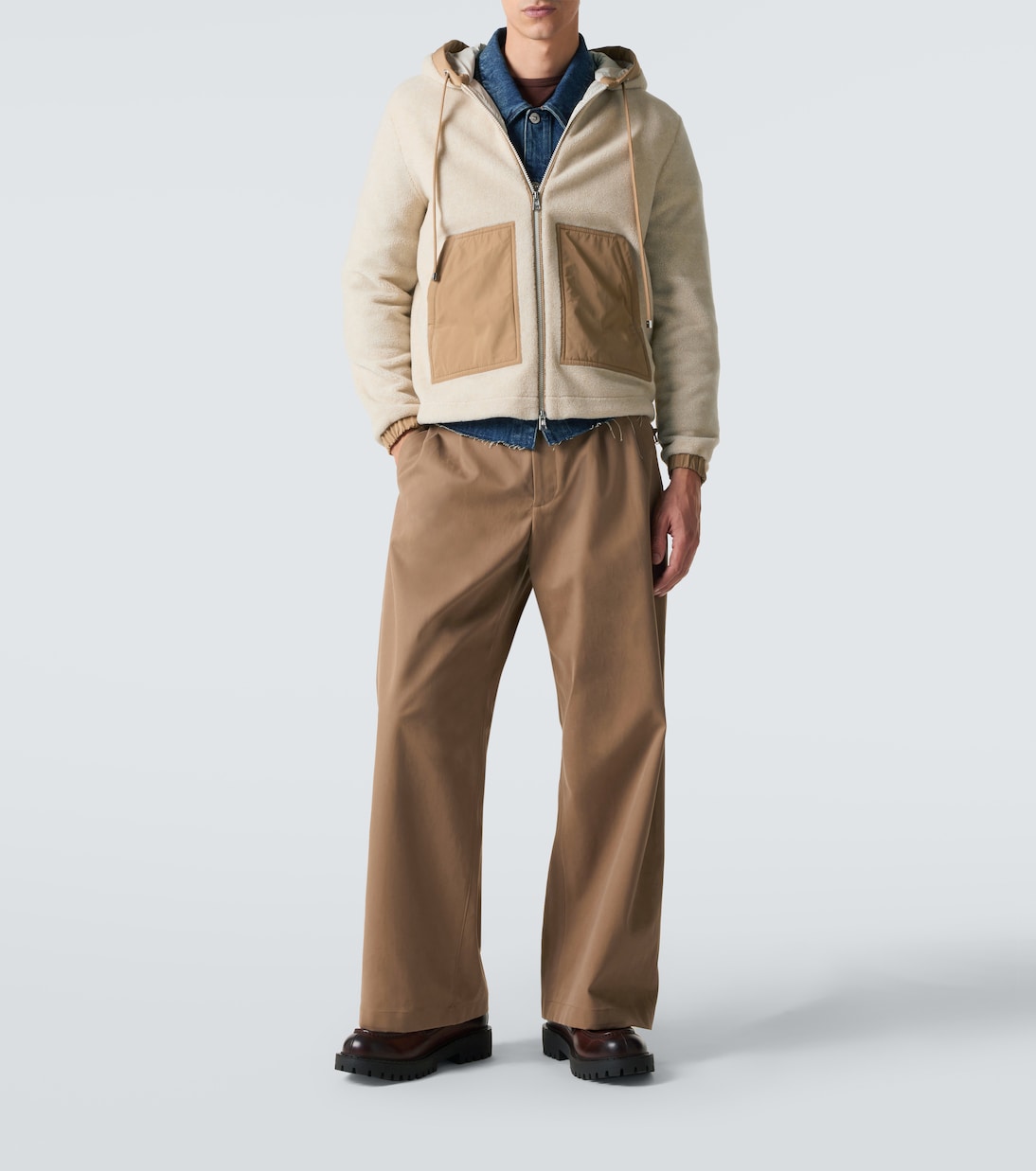 Fleece zip-up hoodie | Moncler