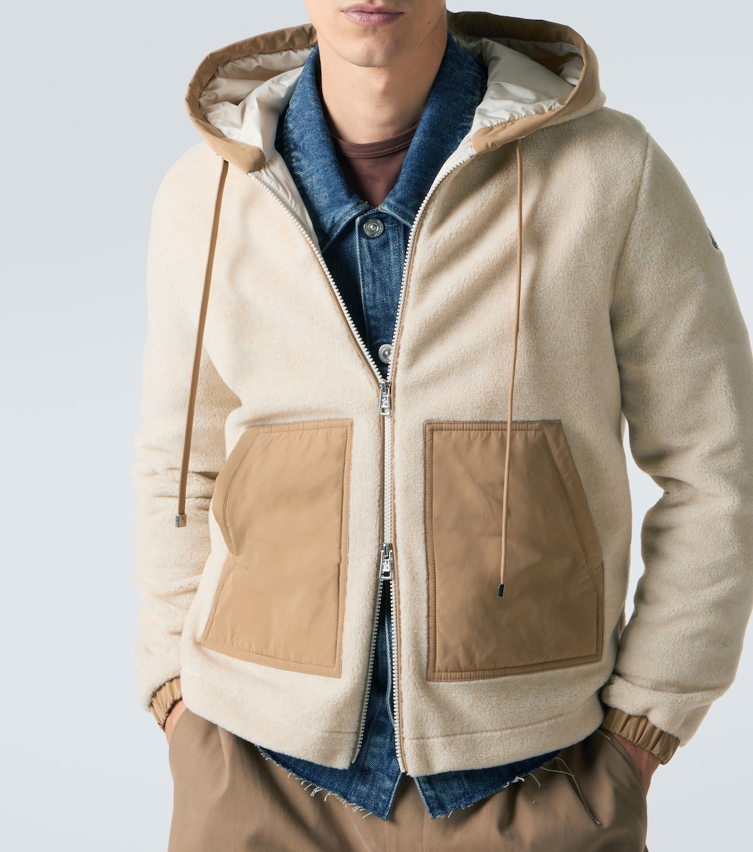 Fleece zip-up hoodie | Moncler