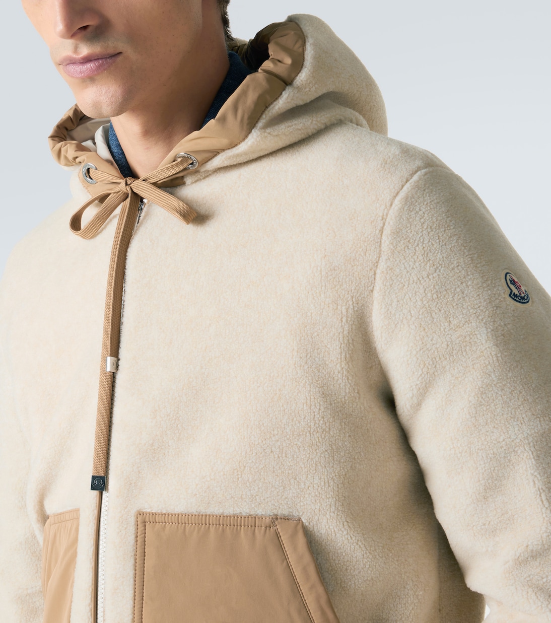 Fleece zip-up hoodie | Moncler