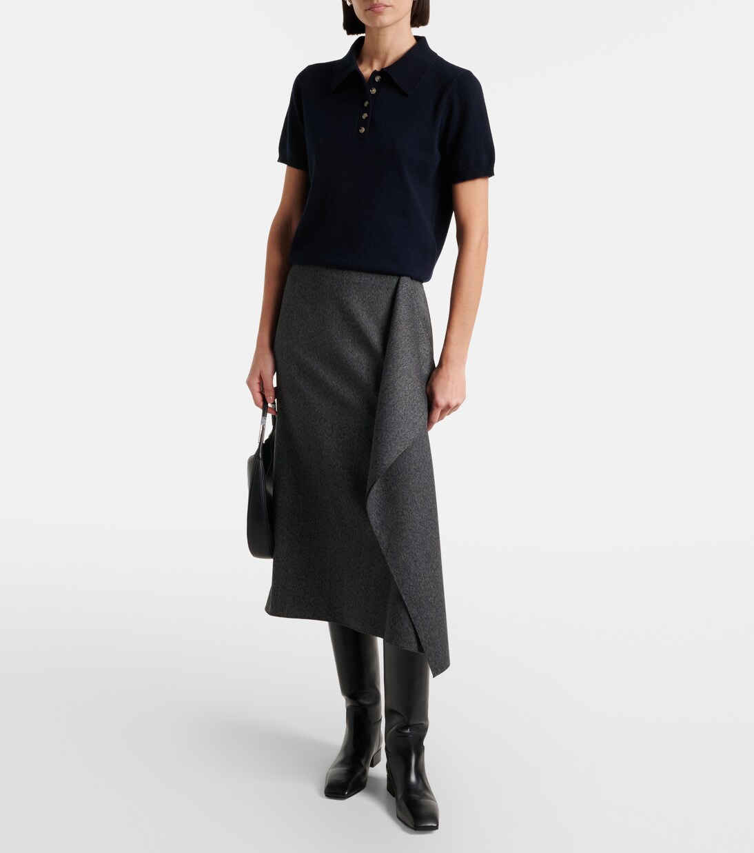 Polo en coton et cachemire | Jardin des Orangers