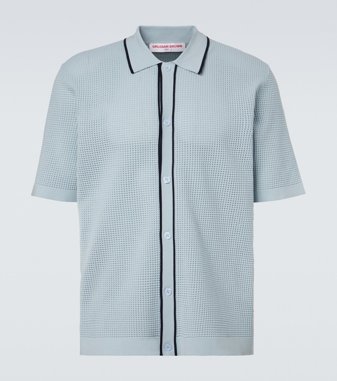 Roddy waffle-knit bowling shirt | Orlebar Brown