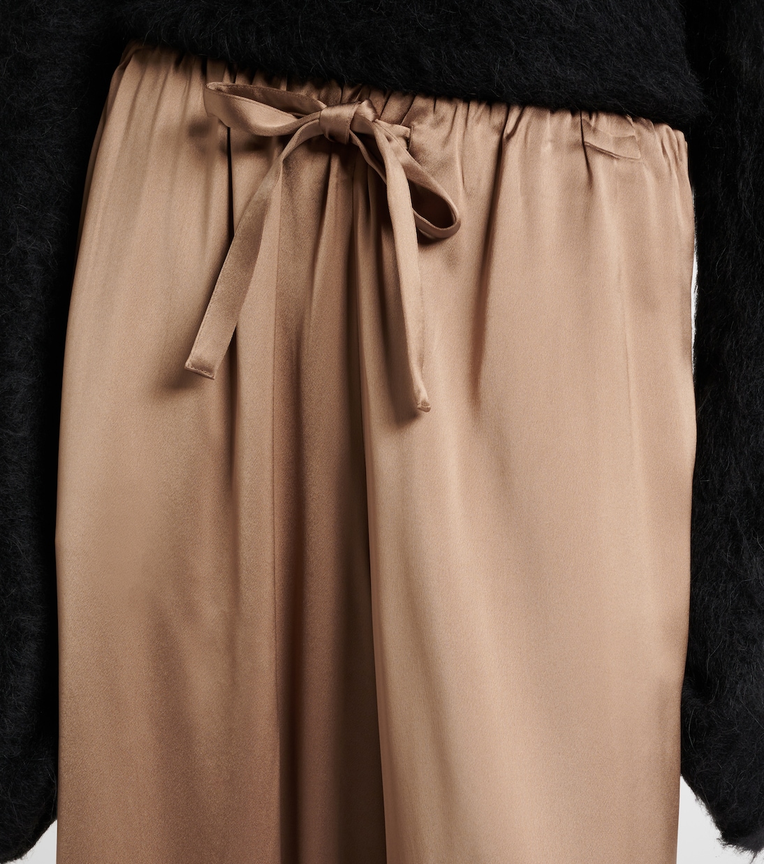 Satin wide-leg pants | Toteme