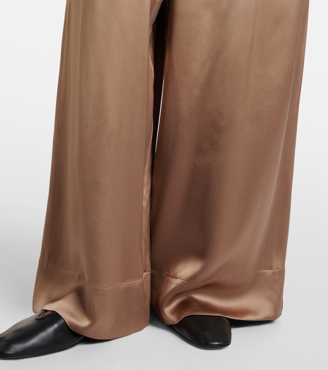 Satin wide-leg pants | Toteme