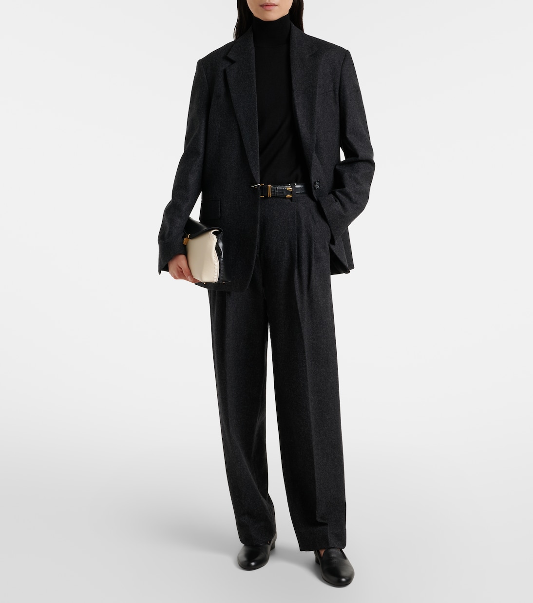 Blazer en laine mélangée | Toteme