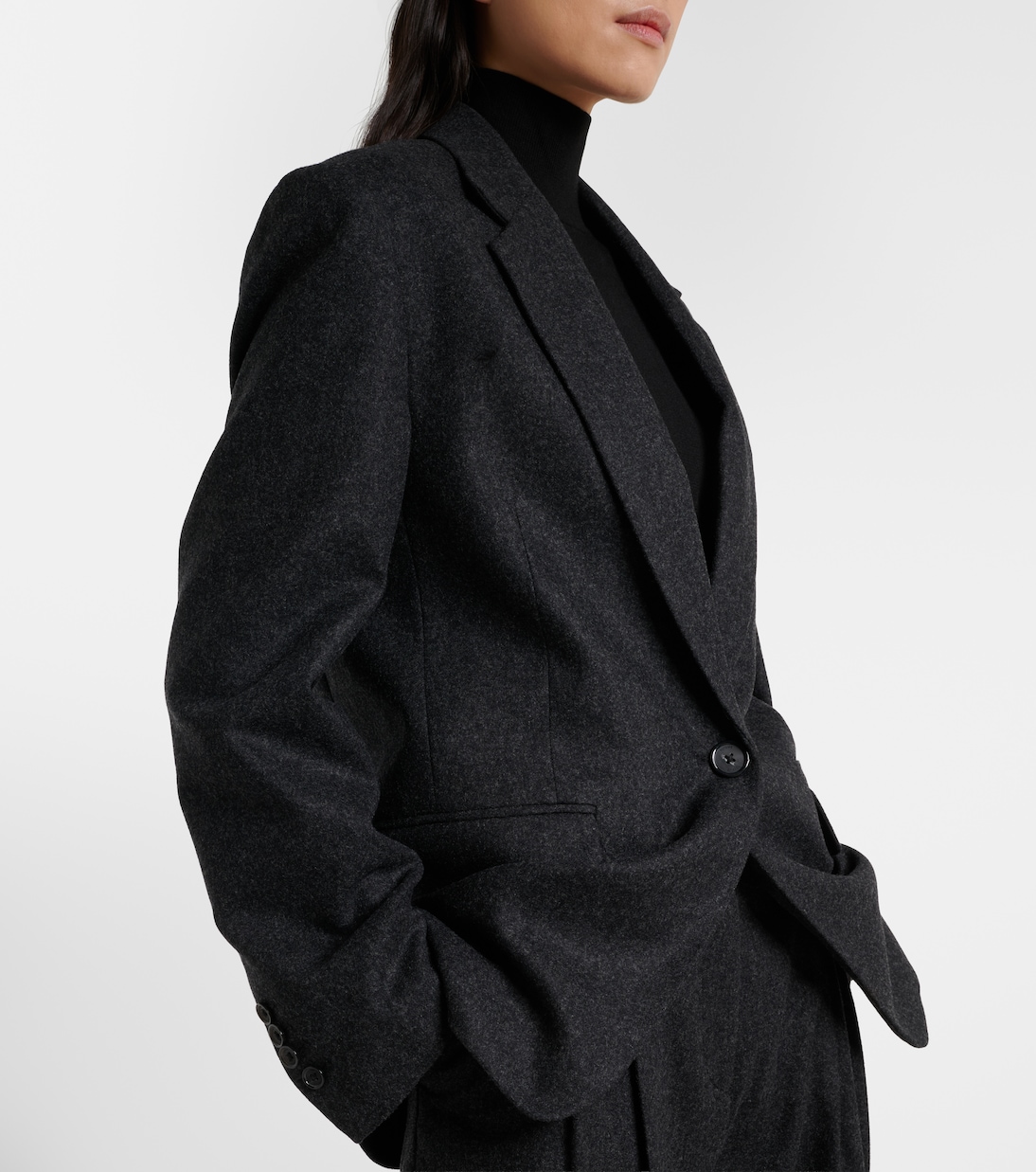 Blazer en laine mélangée | Toteme