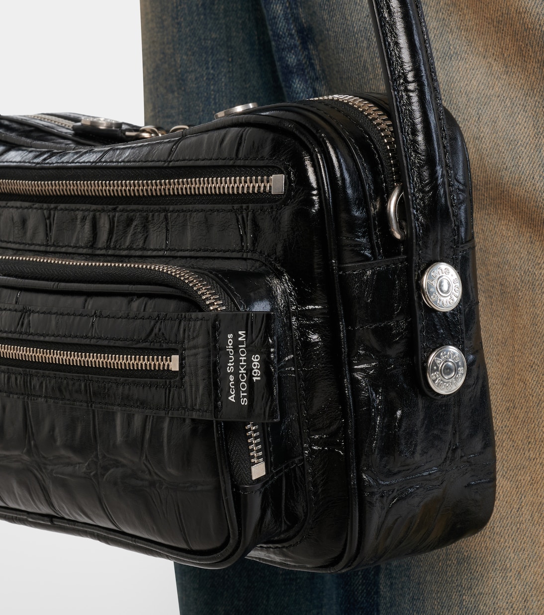 Camero Party leather shoulder bag | Acne Studios