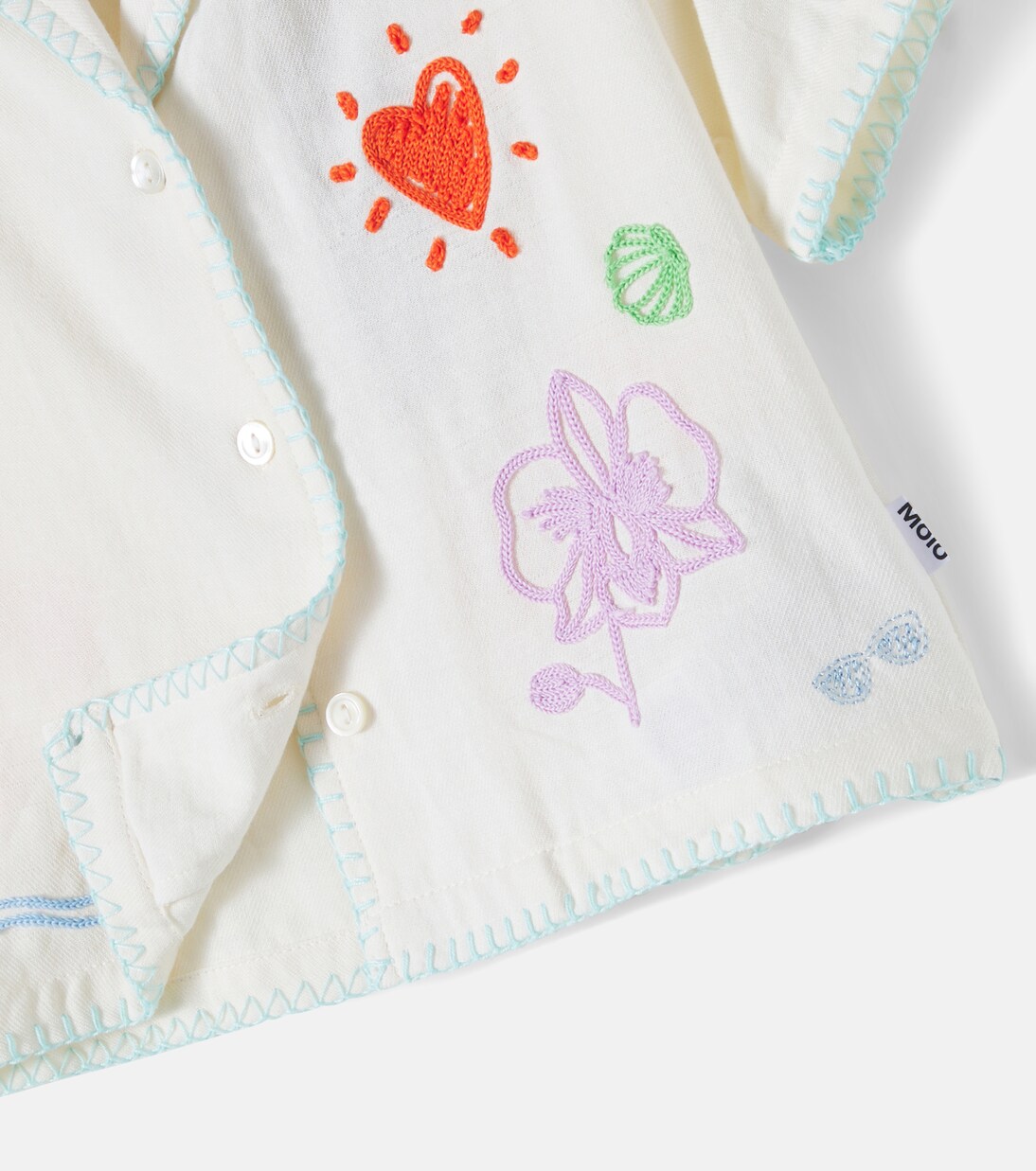 Rosalle embroidered cotton shirt | Molo
