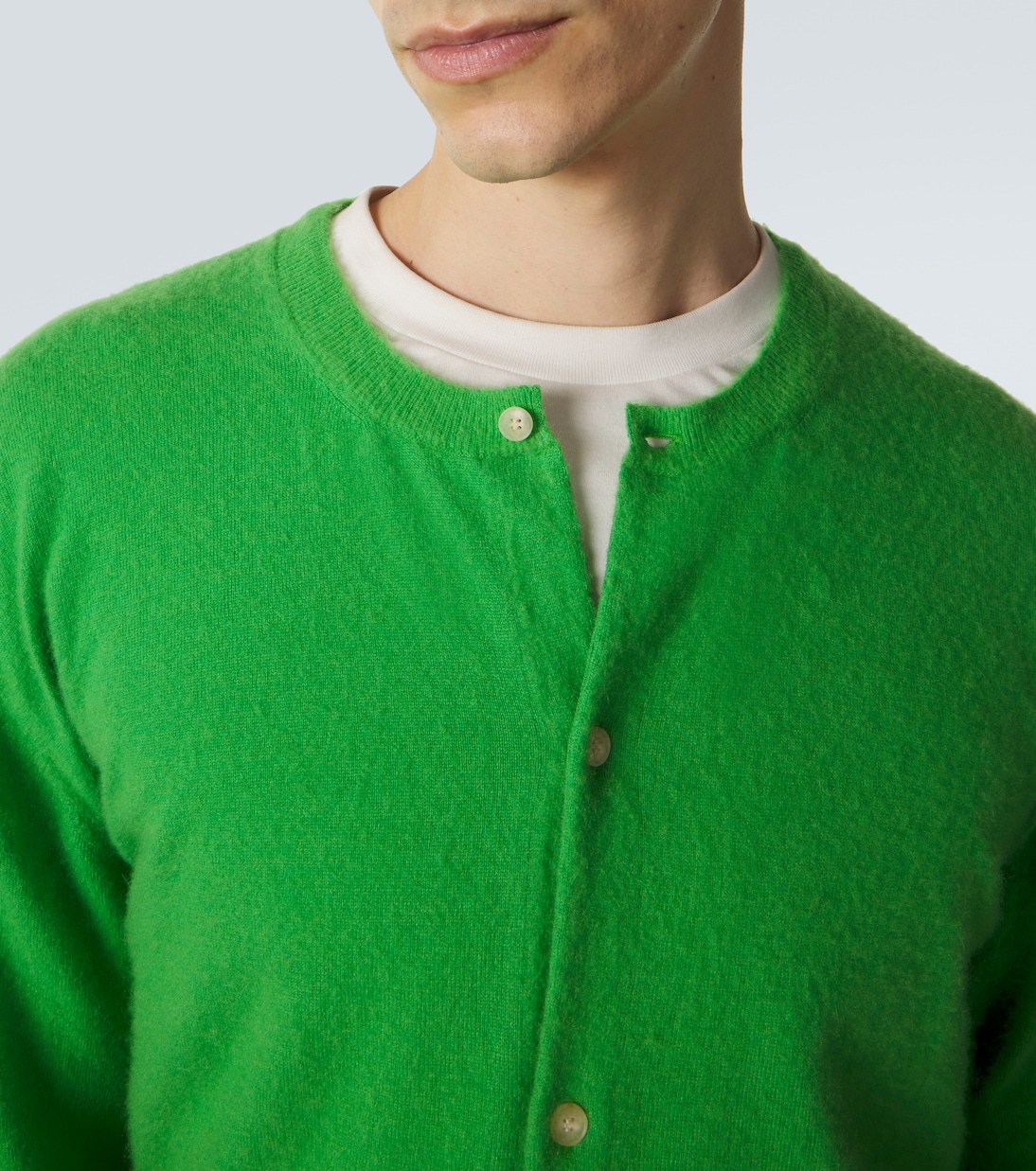 Cardigan in cashmere e cotone | Auralee